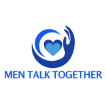 men talk together